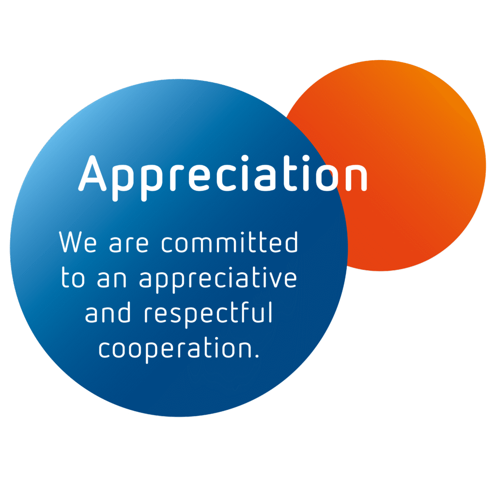 Sport-Thieme mission statement graphic on the topic of appreciation